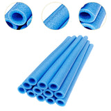 Maxbell 6 Pieces Trampoline Enclosure Pole Foam Sleeves Foam Tube Padding for Tubing Blue