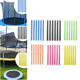 Maxbell 6 Pieces Trampoline Enclosure Pole Foam Sleeves Foam Tube Padding for Tubing Blue