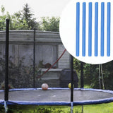 Maxbell 6 Pieces Trampoline Enclosure Pole Foam Sleeves Foam Tube Padding for Tubing Blue
