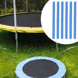 Maxbell 6 Pieces Trampoline Enclosure Pole Foam Sleeves Foam Tube Padding for Tubing Blue