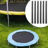 Maxbell 6 Pieces Trampoline Enclosure Pole Foam Sleeves Foam Tube Padding for Tubing Black