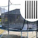 Maxbell 6 Pieces Trampoline Enclosure Pole Foam Sleeves Foam Tube Padding for Tubing Black