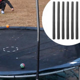 Maxbell 6 Pieces Trampoline Enclosure Pole Foam Sleeves Foam Tube Padding for Tubing Black