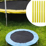 Maxbell 6 Pieces Trampoline Enclosure Pole Foam Sleeves Foam Tube Padding for Tubing Yellow