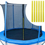 Maxbell 6 Pieces Trampoline Enclosure Pole Foam Sleeves Foam Tube Padding for Tubing Yellow