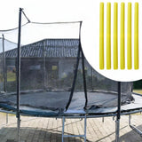 Maxbell 6 Pieces Trampoline Enclosure Pole Foam Sleeves Foam Tube Padding for Tubing Yellow