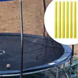 Maxbell 6 Pieces Trampoline Enclosure Pole Foam Sleeves Foam Tube Padding for Tubing Yellow