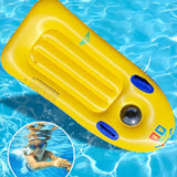 Maxbell Inflatable Surf Body Board Portable Inflatable Surfboard for Beach Kids Pool