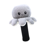 Maxbell Plush Sporting Equipment Wood Headcover Novelty Protector for Outdoor Sports grey