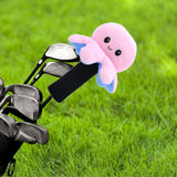 Maxbell Plush Sporting Equipment Wood Headcover Novelty Protector for Outdoor Sports pink