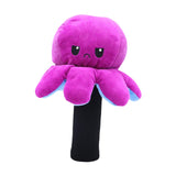 Maxbell Plush Sporting Equipment Wood Headcover Novelty Protector for Outdoor Sports violet