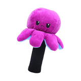 Maxbell Plush Sporting Equipment Wood Headcover Novelty Protector for Outdoor Sports violet
