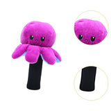 Maxbell Plush Sporting Equipment Wood Headcover Novelty Protector for Outdoor Sports violet