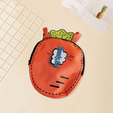 Maxbell Kids Backpack Cartoon Carrier Badminton Bag for Outdoor Sports Camping Girls Orange with Words