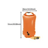 Maxbell Swimming Buoy for All Season Swimmers Swimming Outdoors Safe Training Orange
