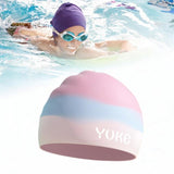 Maxbell Silicone Swim Cap Lightweight Swimming Cap for Diving Equipment Water Sports