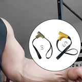 Maxbell Arm Wrestling Training Strap Belt Training Equipment for Men Adults Athletes Gray