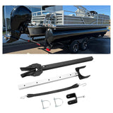 Maxbell Boat Adjustable Transom Saver Premium 22.99inch-40.75inch Boat Motor Support