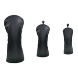 Maxbell Golfing Club Head Cover Fashion Anti Scratch with Soft Lining Lightweight Black DR