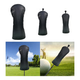 Maxbell Golfing Club Head Cover Fashion Anti Scratch with Soft Lining Lightweight Black DR