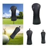Maxbell Golfing Club Head Cover Fashion Anti Scratch with Soft Lining Lightweight Black DR