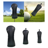 Maxbell Golfing Club Head Cover Fashion Anti Scratch with Soft Lining Lightweight Black DR