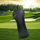 Maxbell Golfing Club Head Cover Fashion Anti Scratch with Soft Lining Lightweight Black FW
