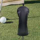 Maxbell Golfing Club Head Cover Fashion Anti Scratch with Soft Lining Lightweight Black FW