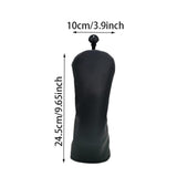 Maxbell Golfing Club Head Cover Fashion Anti Scratch with Soft Lining Lightweight Black UT