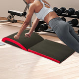 Maxbell Ab Exercise Mat Adults Men Women for Home Gym Waist Support Compact Sit Mat