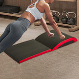 Maxbell Ab Exercise Mat Adults Men Women for Home Gym Waist Support Compact Sit Mat