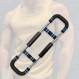 Maxbell Twister Arm Exerciser Hand Forearm Exerciser for Back Biceps Muscle Building blue 30kg