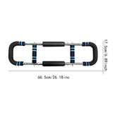 Maxbell Twister Arm Exerciser Hand Forearm Exerciser for Back Biceps Muscle Building blue 30kg