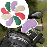 Maxbell 8Pcs Golf Iron Head Covers Waterproof Adults Fit Most Clubs Golf Club Covers