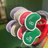 Maxbell 8Pcs Golf Iron Head Covers Waterproof Adults Fit Most Clubs Golf Club Covers