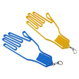 Maxbell Golf Gloves Stretcher Portable Professional Golfer Gloves Maintenance Hanger Yellow