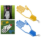 Maxbell Golf Gloves Stretcher Portable Professional Golfer Gloves Maintenance Hanger Yellow
