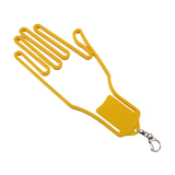 Maxbell Golf Gloves Stretcher Portable Professional Golfer Gloves Maintenance Hanger Yellow