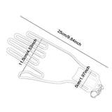 Maxbell Golf Gloves Stretcher Portable Professional Golfer Gloves Maintenance Hanger Blue