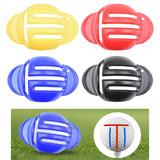 Maxbell Golf Ball Line Liner Marker Multipurpose Marker Stencil for Outdoor Training Yellow