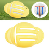 Maxbell Golf Ball Line Liner Marker Multipurpose Marker Stencil for Outdoor Training Yellow