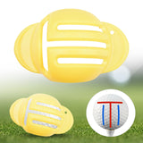 Maxbell Golf Ball Line Liner Marker Multipurpose Marker Stencil for Outdoor Training Yellow
