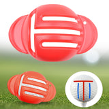Maxbell Golf Ball Line Liner Marker Multipurpose Marker Stencil for Outdoor Training Red