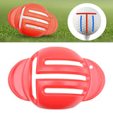 Maxbell Golf Ball Line Liner Marker Multipurpose Marker Stencil for Outdoor Training Red