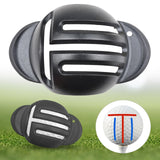 Maxbell Golf Ball Line Liner Marker Multipurpose Marker Stencil for Outdoor Training Black