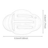 Maxbell Golf Ball Line Liner Marker Multipurpose Marker Stencil for Outdoor Training Black