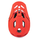 Maxbell Full Face Bike Helmet Adjustable Head Protective Bicycle Helmet White Red