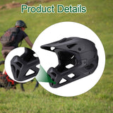 Maxbell Full Face Bike Helmet Adjustable Head Protective Bicycle Helmet Black