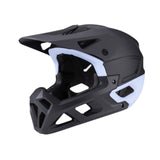 Maxbell Full Face Bike Helmet Adjustable Head Protective Bicycle Helmet Black Blue