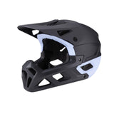 Maxbell Full Face Bike Helmet Adjustable Head Protective Bicycle Helmet Black Blue